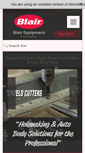 Mobile Screenshot of blairequipment.com